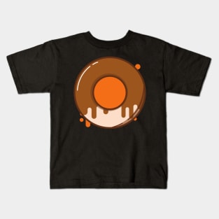 Chocolate Dip Donut Kids T-Shirt